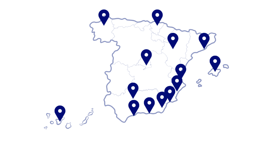 Ubicación del despacho de abogados de familia en España.